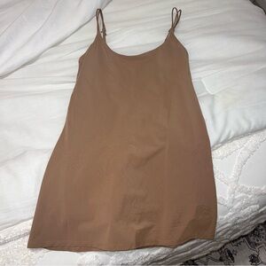 Abercrombie & Fitch Tan Slip Dress